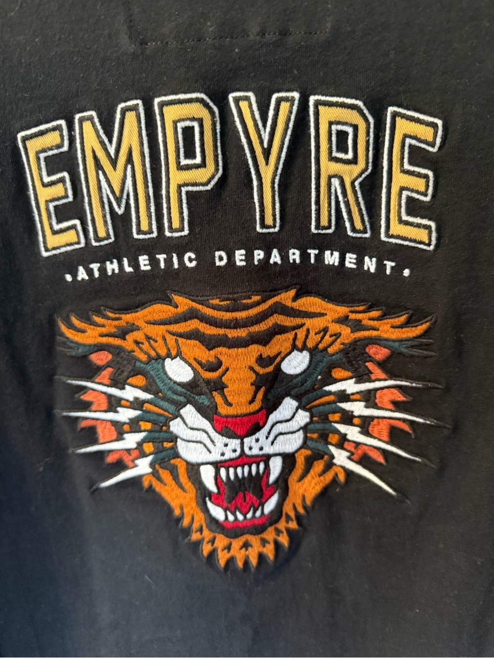 Empyre Black Graphic Tiger Jersey